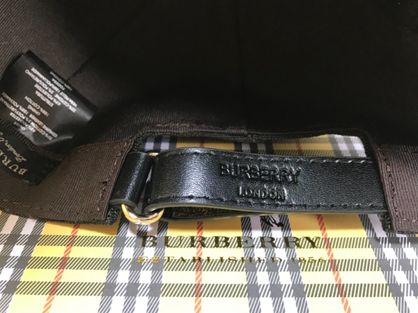 ブランド帽子角部分ディテール